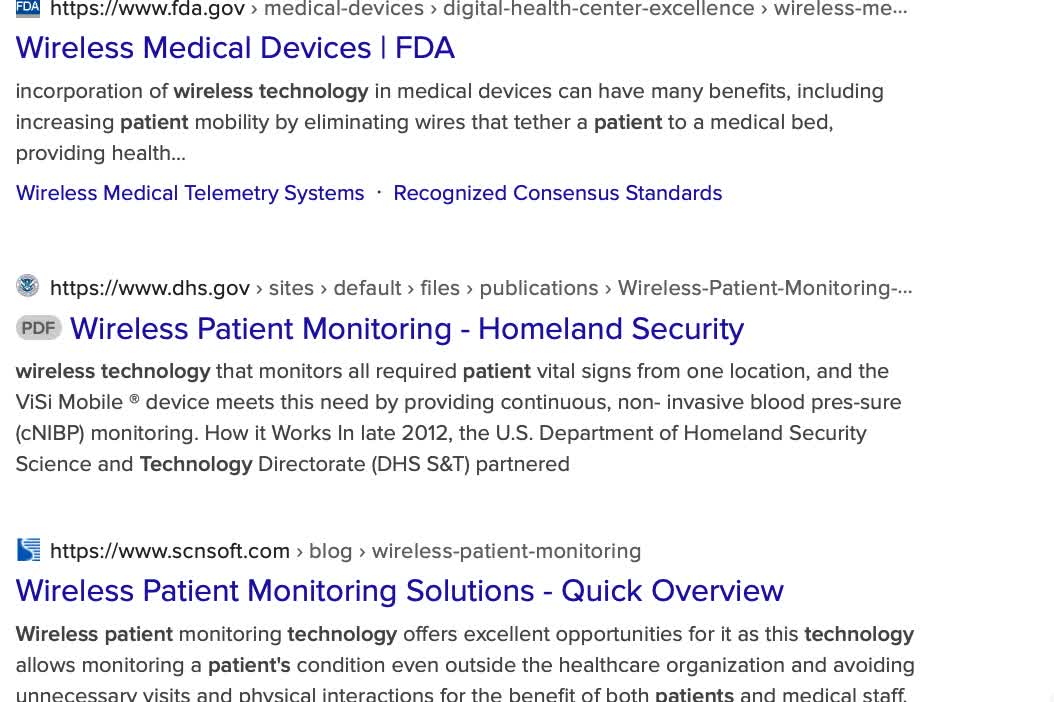 Wireless Telemetry Devices and Frequency FDA RECEIPTS!