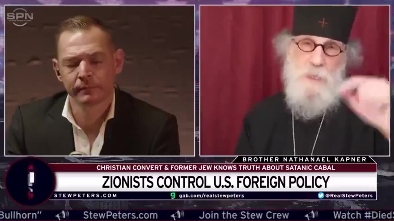 Stew Peters & Brother Nathaniel on Zionism and the Wickedness of the Synagogue of Satan