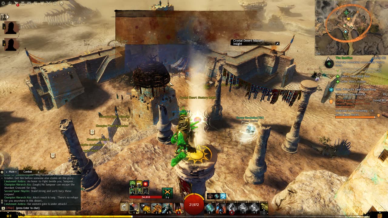 Gw2 - Makali Outpost Mastery Insight Location in Desert Highlands