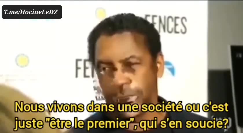 Denzel Washington s'exprimait concernant la presse