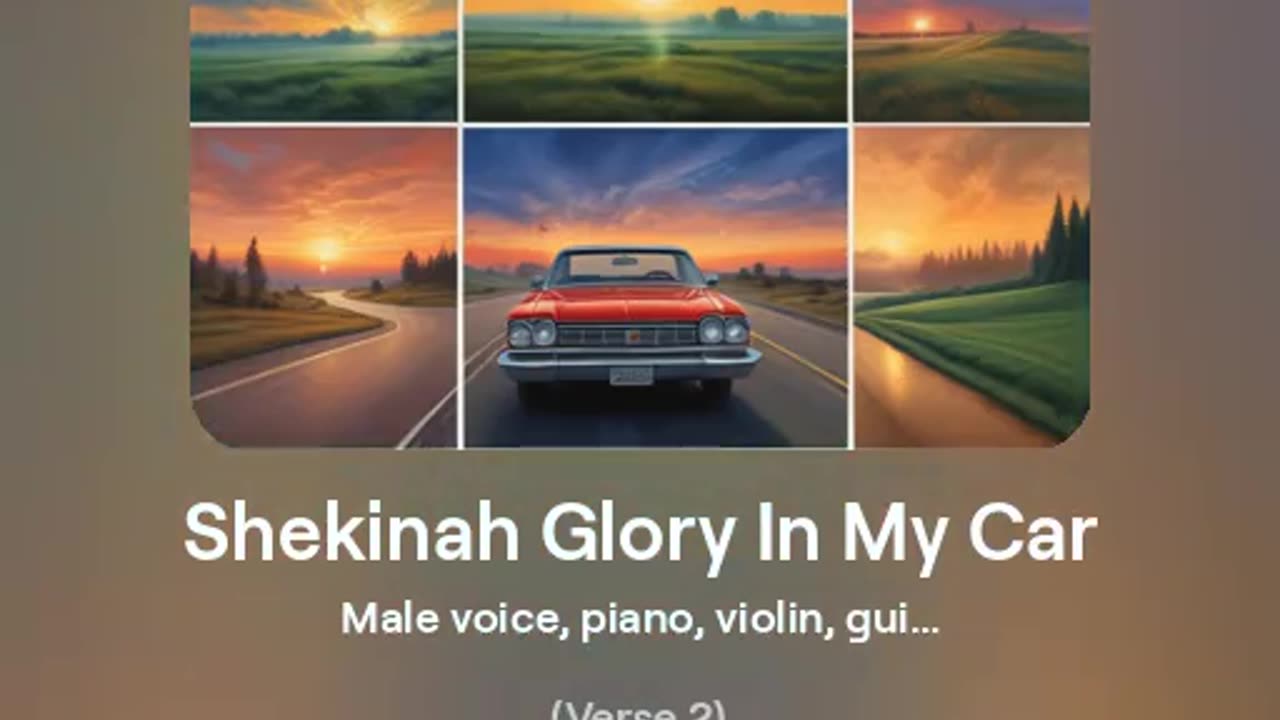 Shekinah Glory In My Car - song