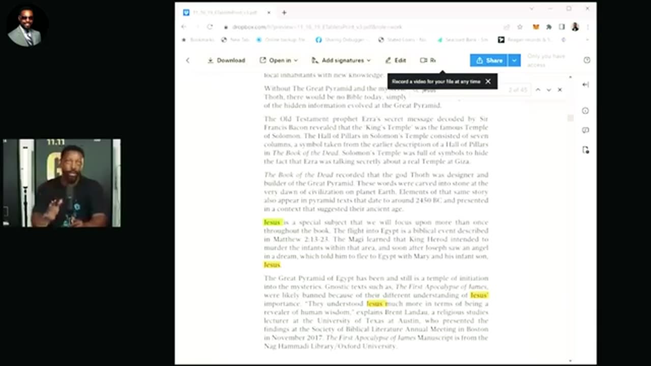 The SHOCKING Revelations About The LIFE Of JESUS.