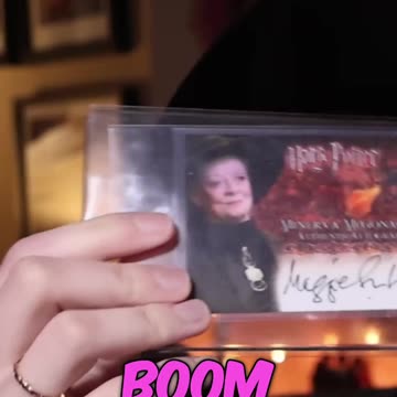 Unboxing Rare Autograph Card from Maggie Smith as Professor McGonagall #harrypotter #wizardingworld