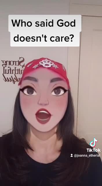 Who said God Doesn't Care? 2 Minute Manna with Joanna, 2MinuteManna.com