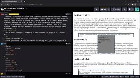 Posicionamiento parte 1
