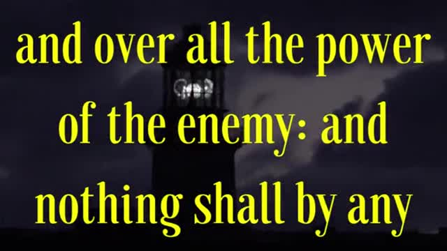 Behold, I give unto you power to tread on serpents and scorpions