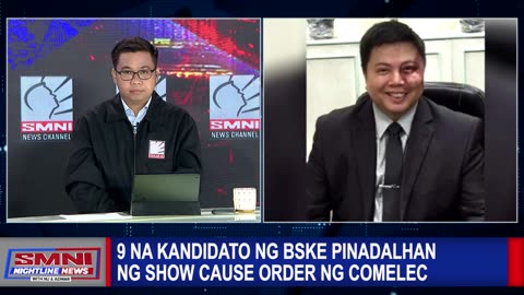 9 na kandidato ng BSKE pinadalhan ng show cause order ng COMELEC