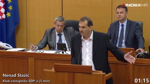Stazić u saboru probao opravdati idiotski status na Fejsu