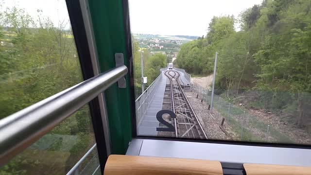 Funicular Cossonay Switzerland