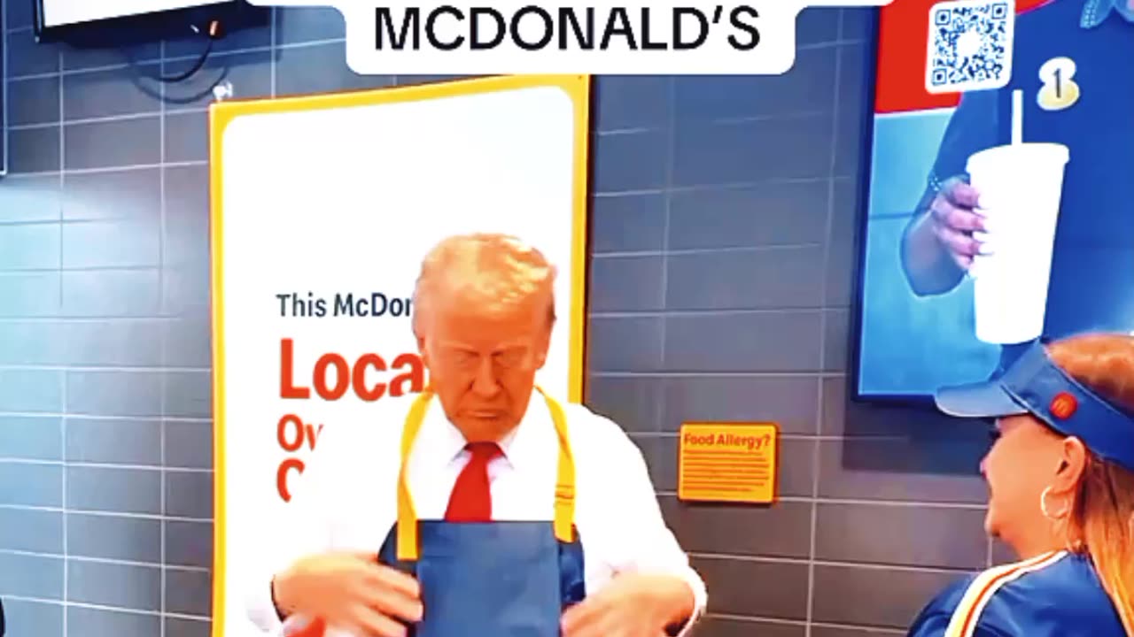 I WORKED A SHIFT AT MCDONALD'S 😂 USA🇺🇸🇺🇸🇺🇸🇺🇸 Trump