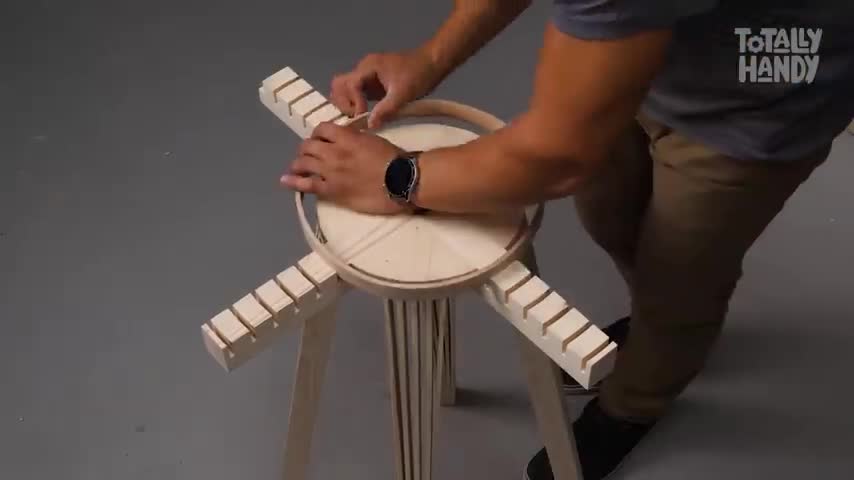 Bending Wood into a DIY Table _ Other Woodworking Tips _ Woodworking Project(480P)