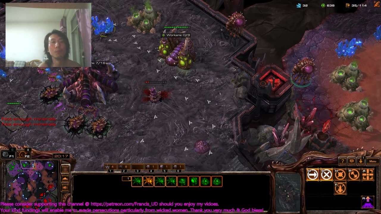 starcraft2 zvp on dragon scales got mauled by a crazy protoss amassing zealots& cannons at his base