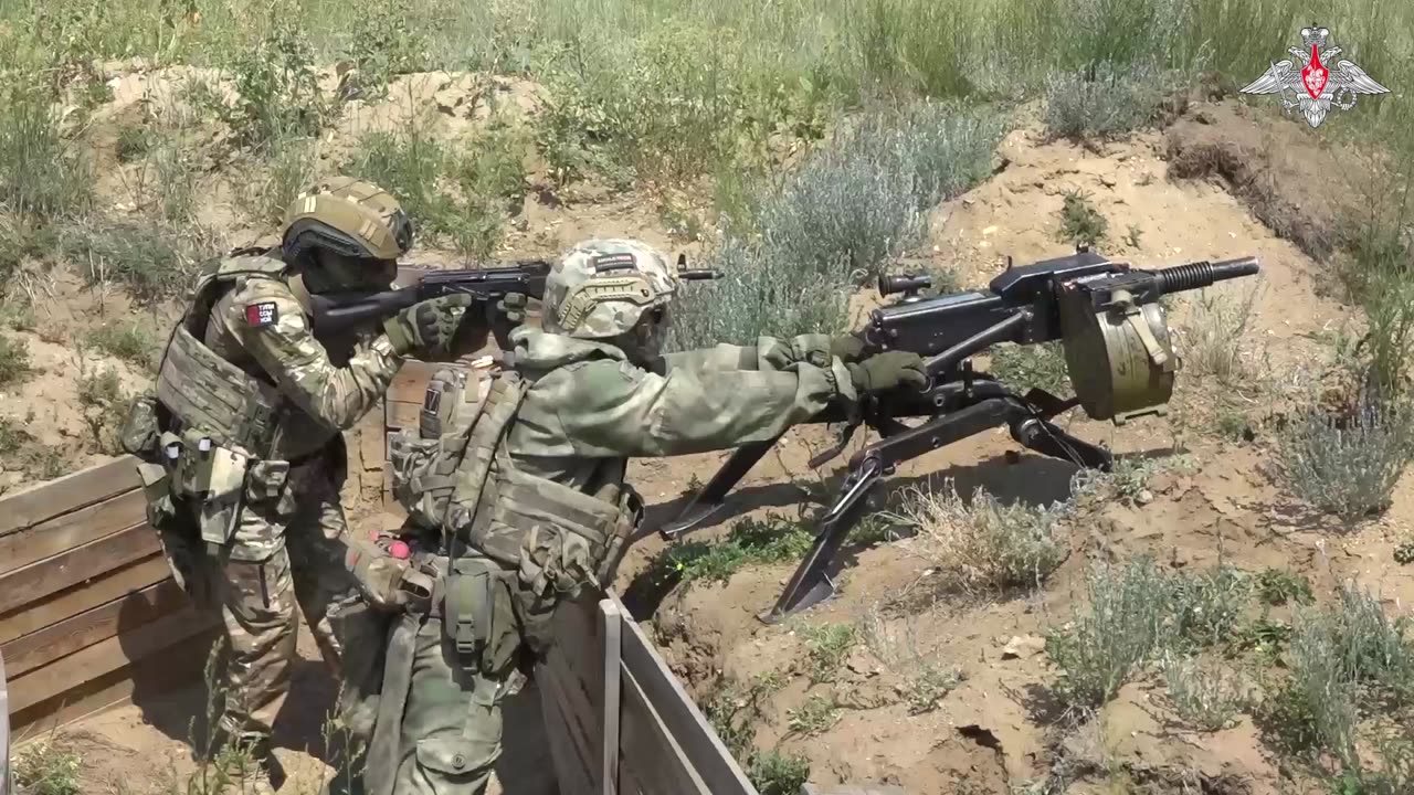 intensive training supervise by participants of special military operation