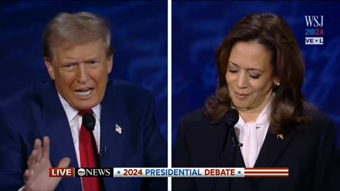 Trump vs. Harris 2024 Presidential Debate on Harris' Policy Position change