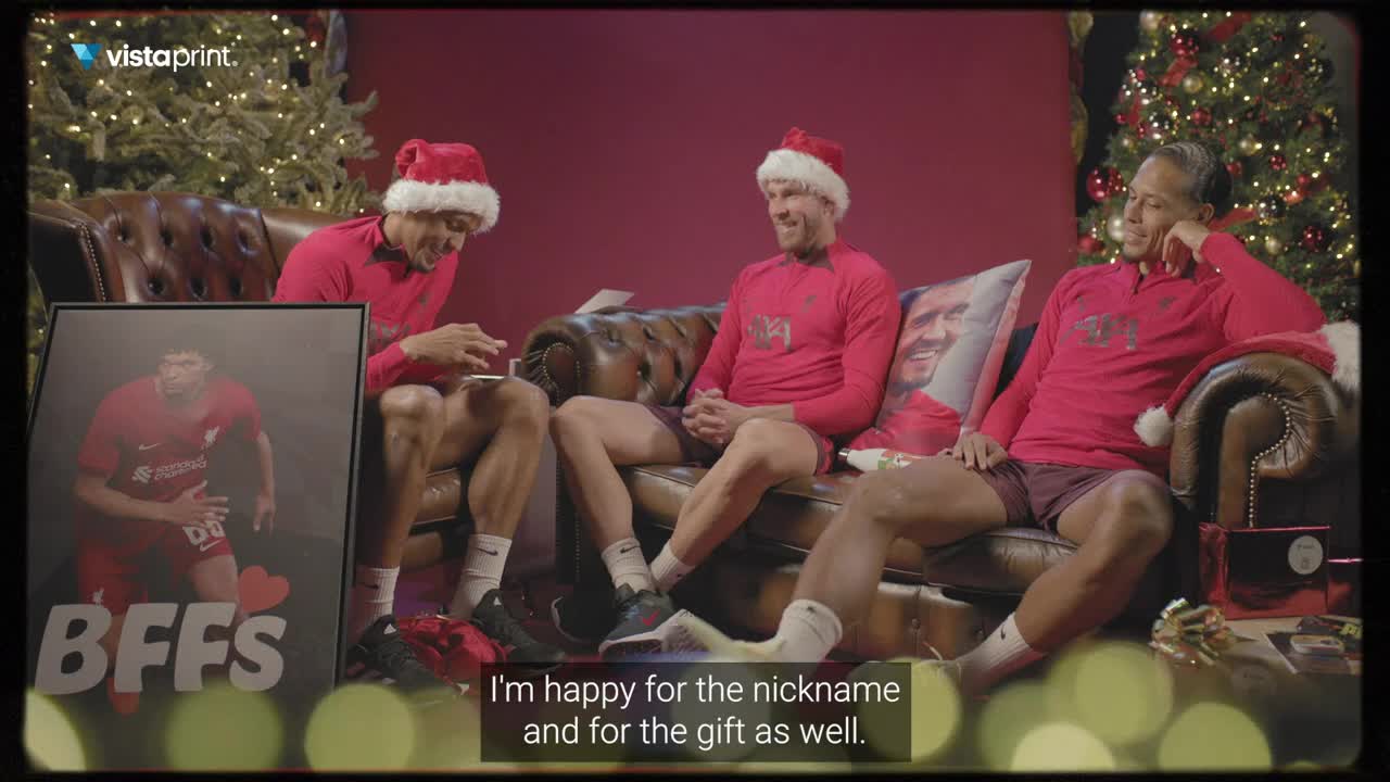 'This is a dream come true' _ Guess the Christmas present with Van Dijk, Adrian & Fabinho