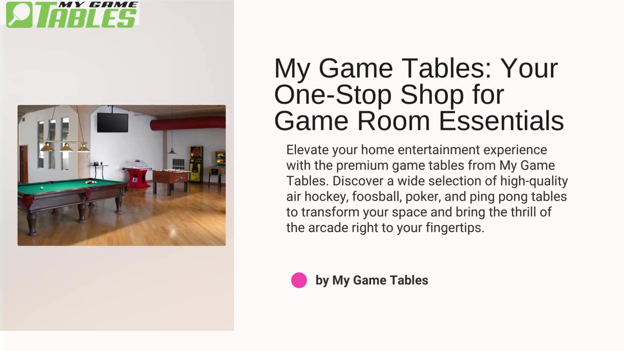 Elevate Your Game Room: Buy Poker Table Online from My Game Tables