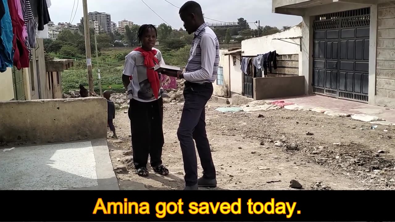 2024 Soulwinning Amina got saved today