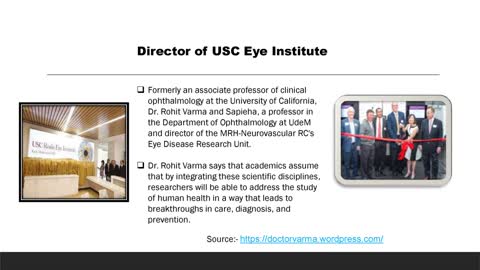 Dr. Rohit Varma - Journey of Best Ophthalmologist