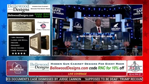 RNC 2024; Dr. Ben Carson at 2024 RNC in Milwaukee, WI
