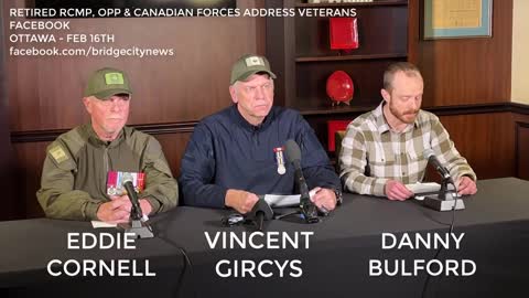 Retired RCMP, OPP, CAF Press Conference, 2022-02-16