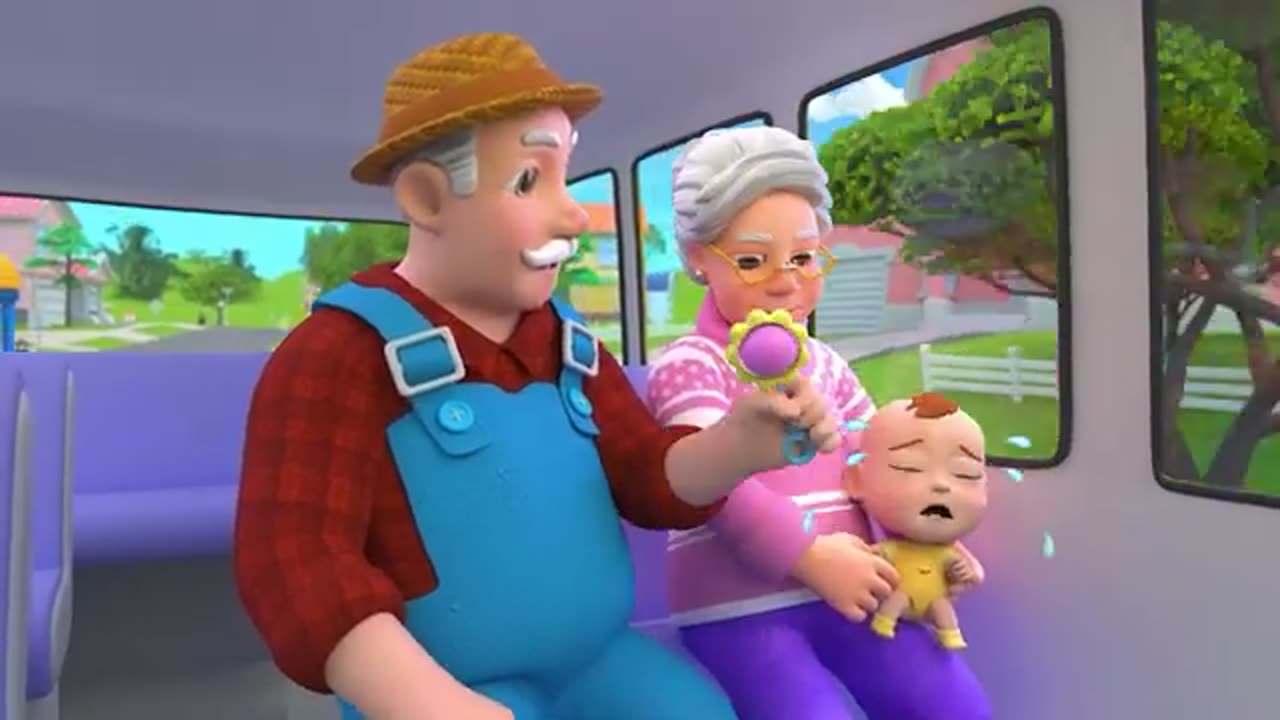 Wheels on the Bus (Parents Version) | Newborn Baby Songs & Nursery Rhymes