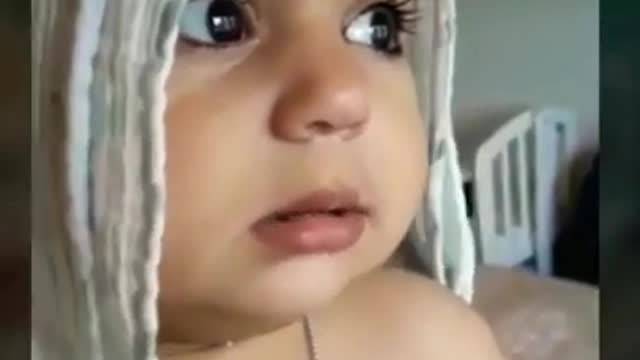 Little Baby Expression After Bath in Winter |After Bath Cute Baby |