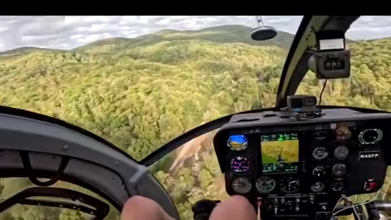 Private citizens answering the call for aid. Helo footage North Carolina.