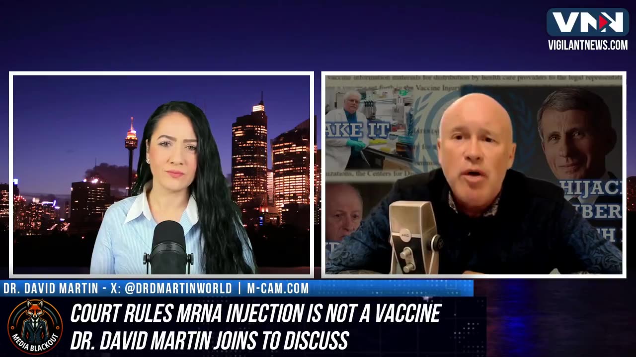 Dr David Martin about court ruling about mRNA injection not being a vaccine.