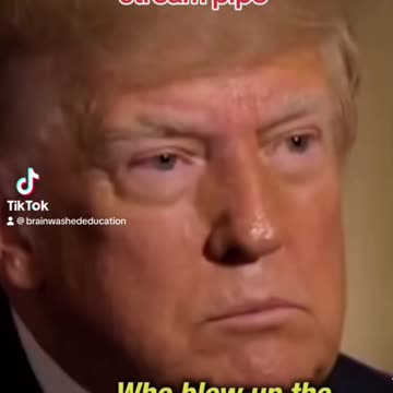 Trump who blew the north stream