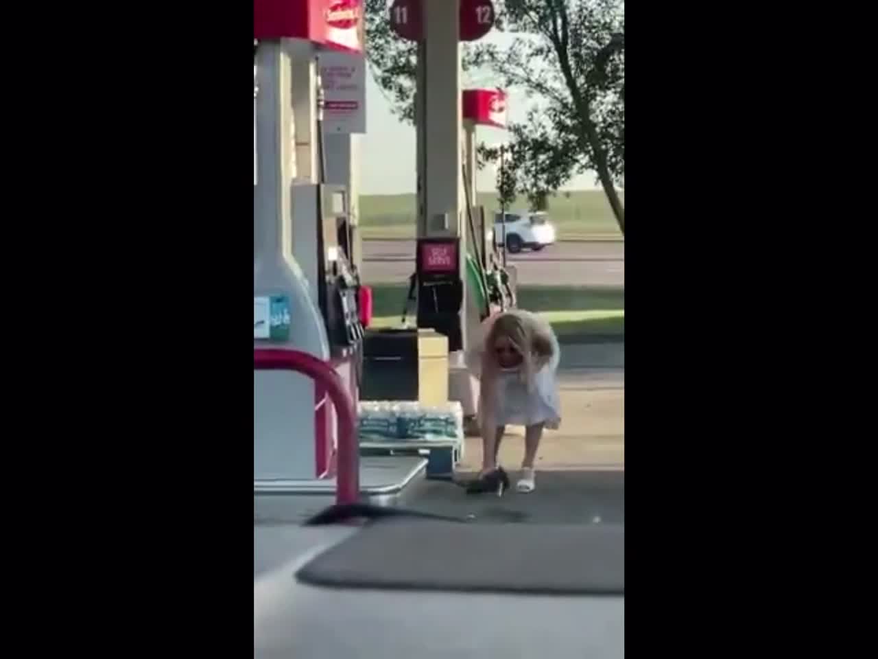 A Biden Voter Getting Gas / A Result Of A Public School Education