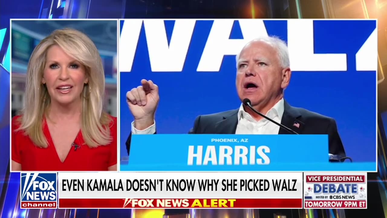 Monica Crowley: Walz Has To Defend Kamala's Radical Record and His Own At VP Debate