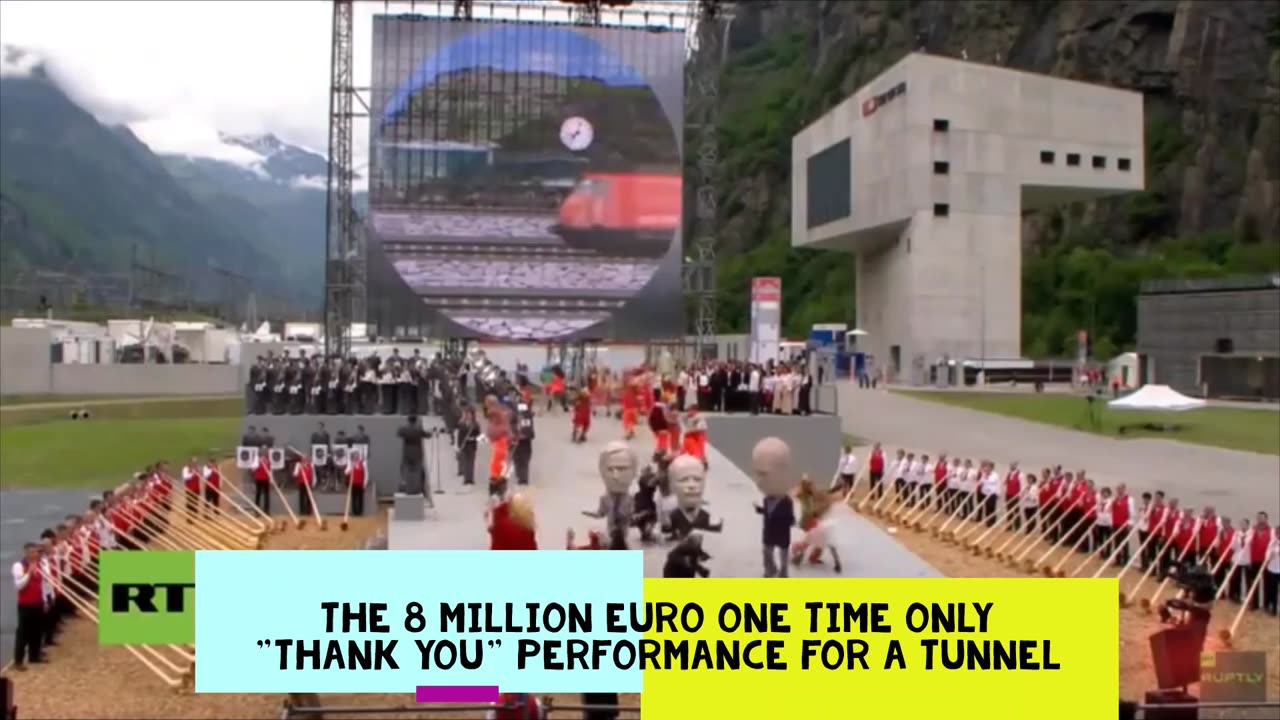 Gothard Tunnel Celebration. WATCH An Actual Elite Occult Satanic Ritual. Revelation Of The Method.