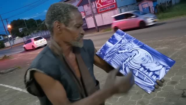 Amazing Street Artist From Suriname Video