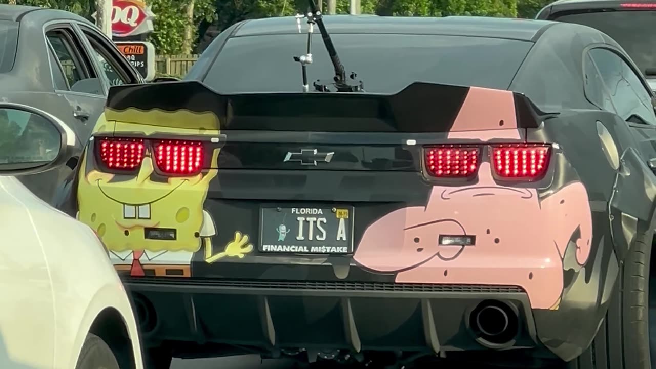 SpongeBob and Patrick Car Wrap