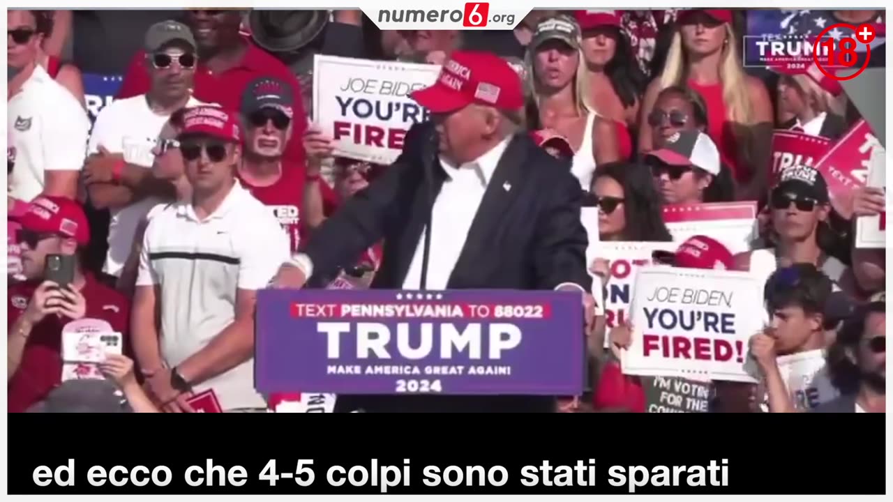 Abbiamo detto che lo vediamo li sul tetto l'attentatore di Trump