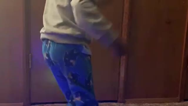 Cute boy dancing to Hip Hop