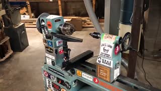 Cutting Potatoes on a Lathe to Practice