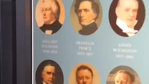 The White House Wall Of Presidents - where is Joe???