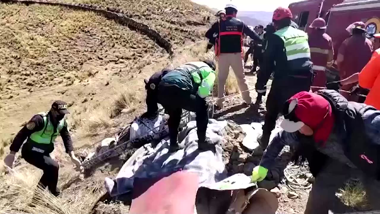 At least 23 dead in Peru after bus falls off cliff
