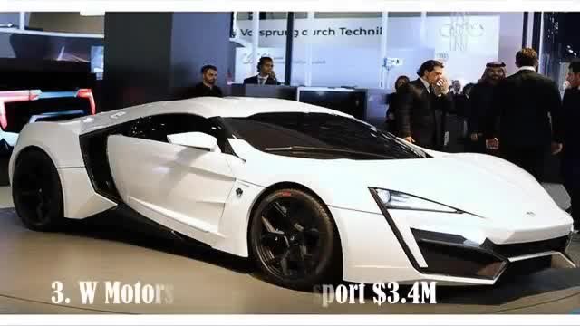 Worlds top expensive cars