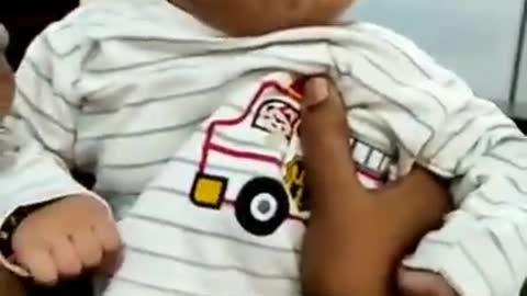 Cute baby funny clip