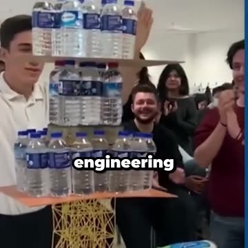 Students asked To Make Spaghetti Tower, Can it hold This Much Weight?