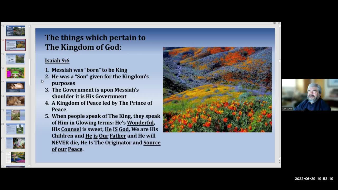 Kingdom View AKA The Gospel of the Kingdom of God!