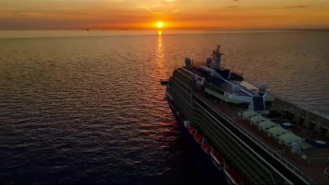 Cruise Ship - Best Cruise Ship Sailing at Night