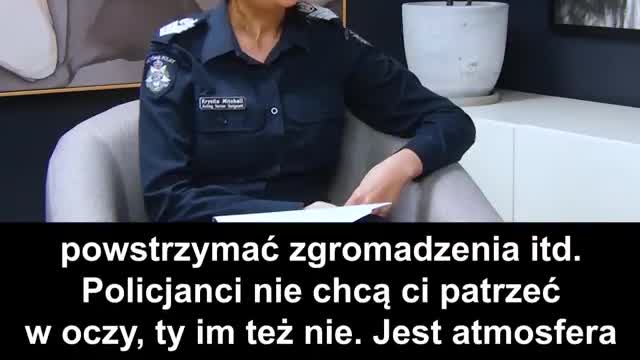 Policjantka z Australii opowiada, jak budowane jest totalitarne państwo policyjne.