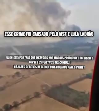 Vocês perderam: Temos provas, vídeos e áudios que foi lula,mst e criminosos fugitivos que estão por trás disso, executem esses filhos da puta !