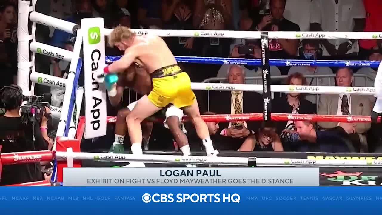 Floyd mayweather vs logan paul fight goes the distance