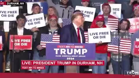 "We Love You": Fans Chant Support for Trump