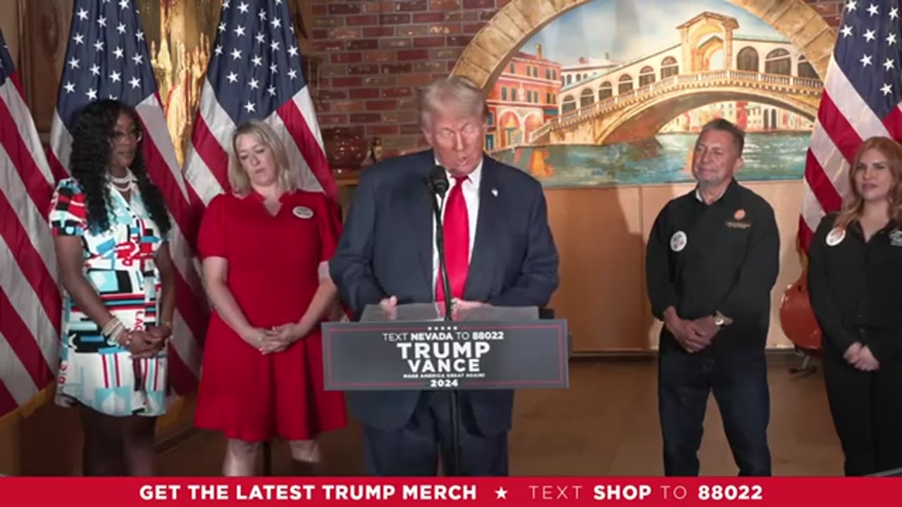 President Trump in Las Vegas, NV