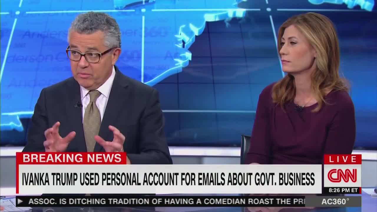 CNN's Toobin blasts irony of Ivanka Trump using private email account